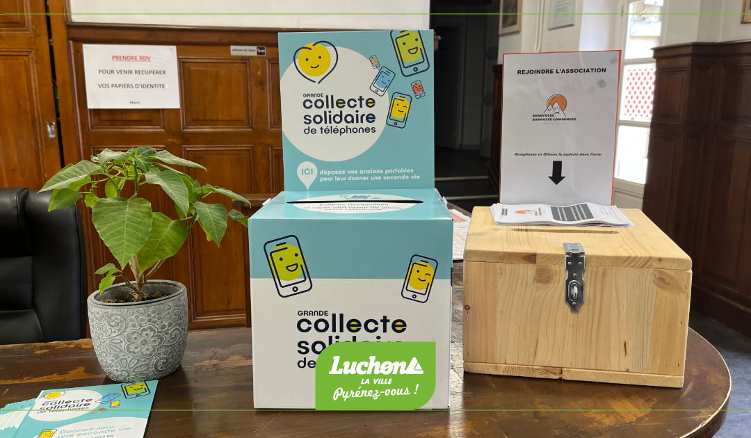 Collecte solidaire de téléphones – Luchon s’engage avec le Tour de France et ecosystem