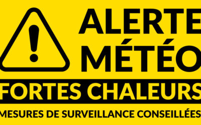 Alerte météo : FORTES CHALEURS